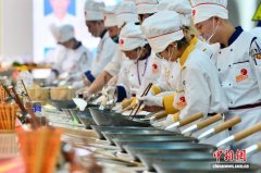 “中国小吃之乡”福建沙县 台湾青年组队比拼厨艺